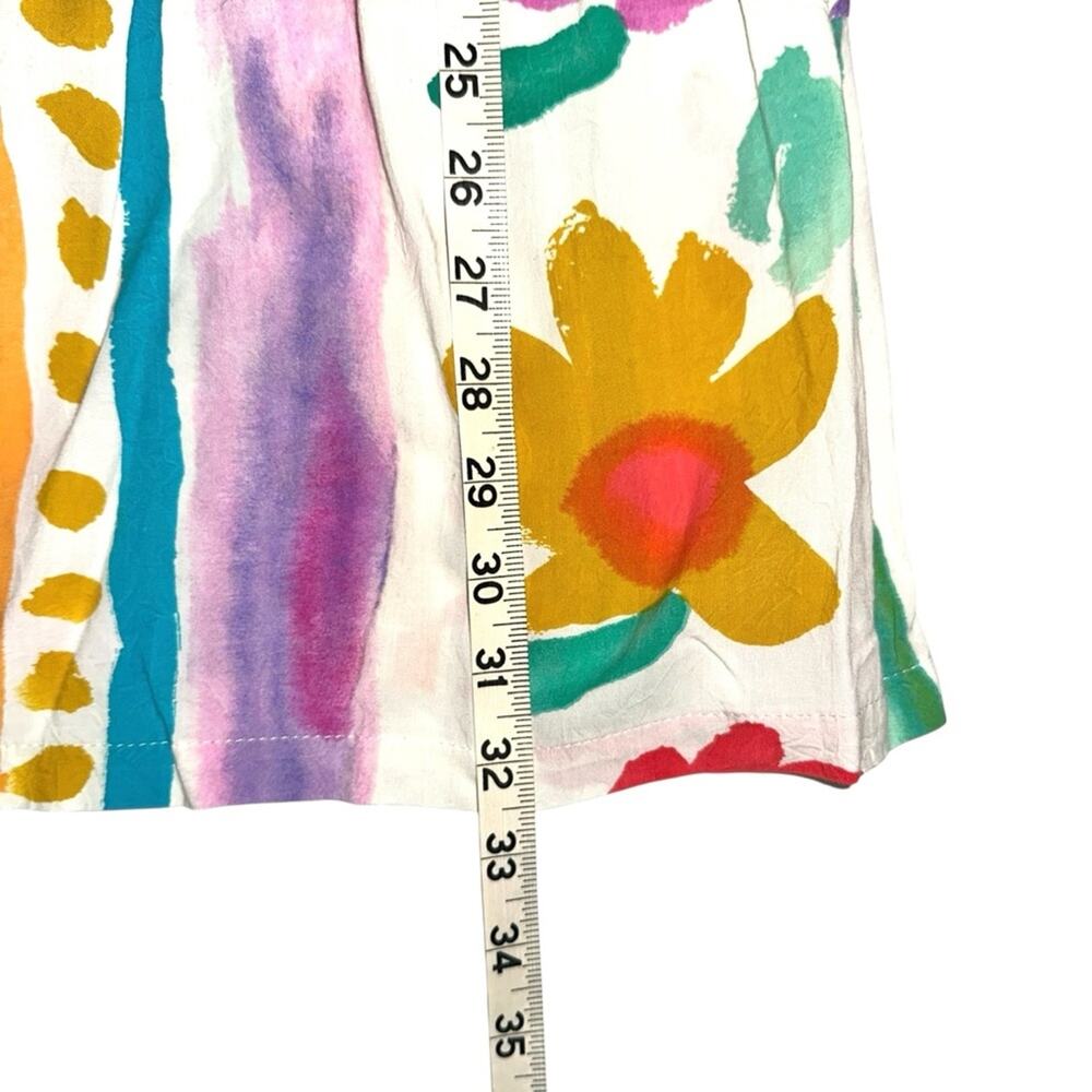 Jams World Hattie Vintage Floral Short Sleeve Colorful Mini Dress SMALL - Picture 5 of 6